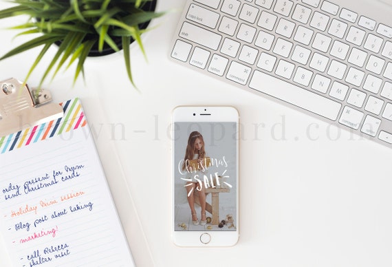 Iphone Mockup Desktop View Moc064 Styled Stock Photography Iphone