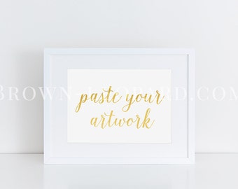 Download Free White frame mockup - A4 clean and simple horizontal landscape print mockup, styled stock photography, photography mockup (MOC040) PSD Template