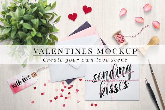Valentines Envelopes Calligraphy Mockup 46; Styled Stock Photography; Valentines Envelopes Calligraphy Mockup 46; Styled Stock Photography;