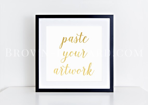 Black Frame Square Frame Mockup Styled Stock Photography Square Black Frame Square Frame Mockup Styled Stock Photography Square