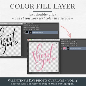 Valentines photo overlays Valentine's Day Word art, creative photo overlays for Photoshop, actions for Photographers, valentines minis image 6