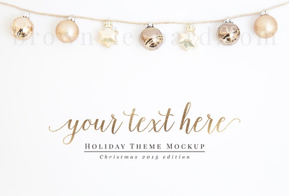 Christmas Styled Stock Photography Holiday Theme Christmas Etsy