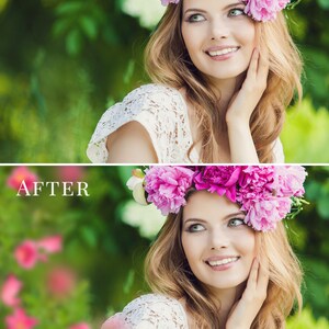 Spring photo overlays Flowery Spring, flower photo overlays, digital photo overlays for Photoshop image 4