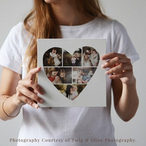 Collages en forme de coeur pour Photoshop, parfaits pour la Saint-Valentin et les enfants, la photographie de famille et de mariage, les superpositions de photomasques avec effet aquarelle image 4