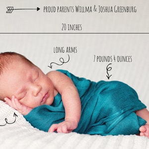 Photography Words Overlays 12 Baby Announcement overlays 30pcs INSTANT DOWNLOAD image 3