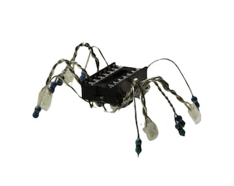 Spider Up-cycled Figurine from Surplus Salvage Studios