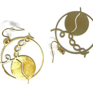 Nanopore Earrings // DNA sequencing and Molecular Biology Earrings // Science Teacher Gift
