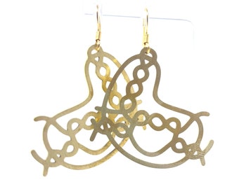 CRISPR Cas9 Earrings // Molecular biology Earrings // Bioengennering, Biohacking, Biochemistry, Microbiology Jewerly