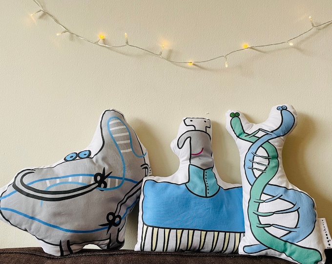 Molecular Biology Stuffed Toy // DNA, CRISPR Cas9, and Multichannel