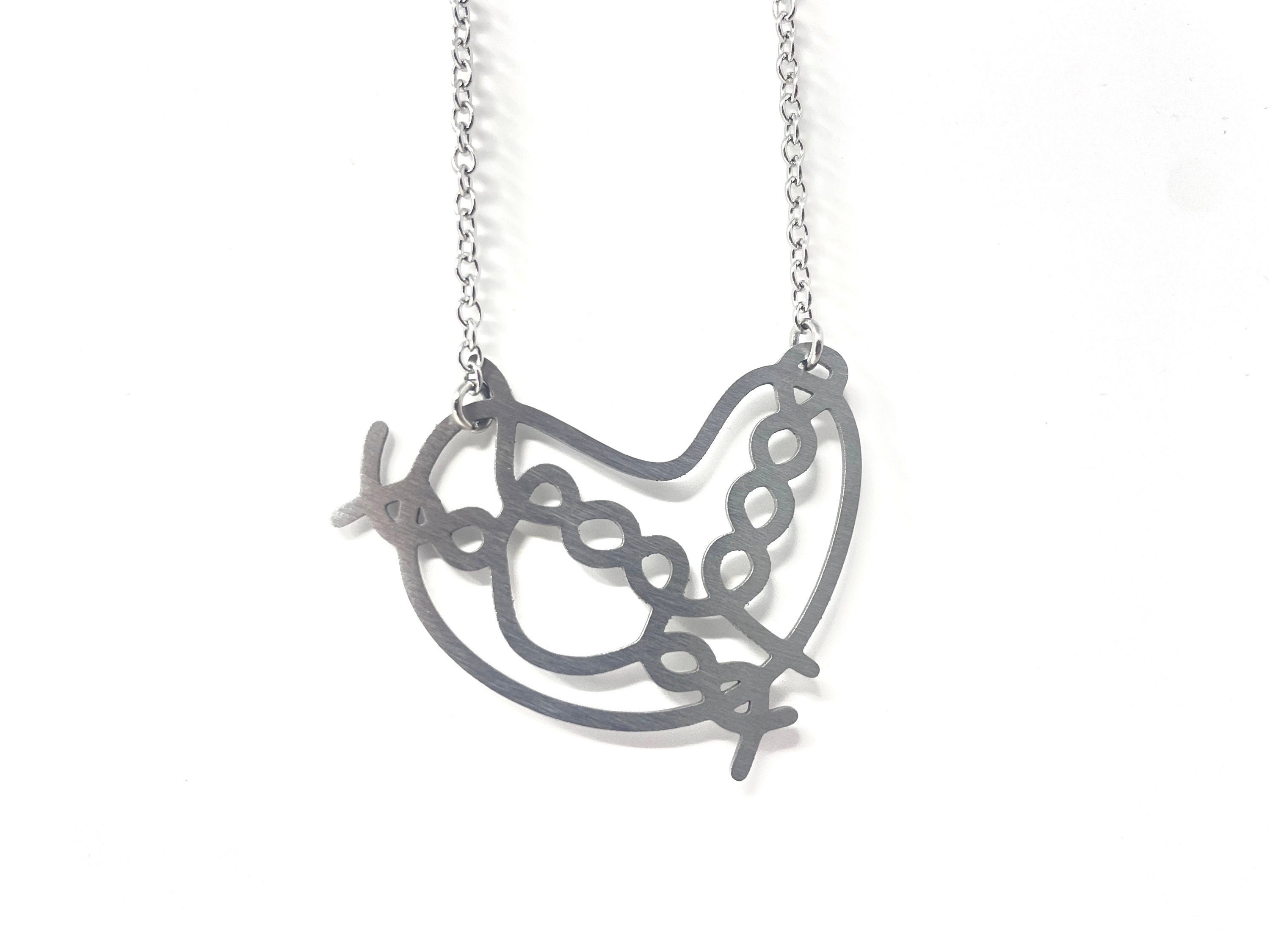 CRISPR Cas9 Necklace // Molecular Biology Pendant // Bioengineering, Biohacking, Biochemistry, Microbiology Jewerly