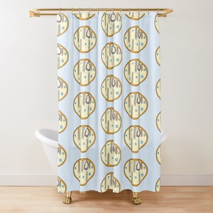 Mitochondria Shower Curtain