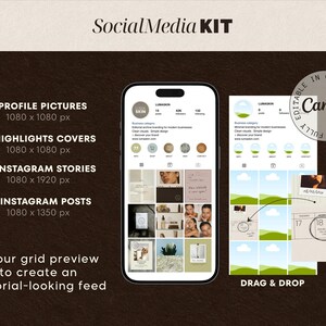 Complete Branding Kit | Brand Strategy, Visual Identity & Social Media Kit | Canva image 5