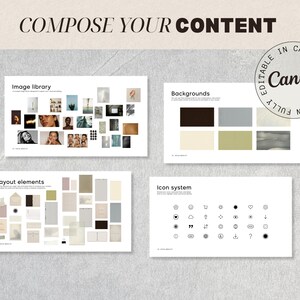 Brand Launch Kit | Strategy, Visual Identity, Assets (Canva Template) image 3