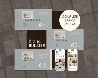 Complete Branding Kit | Brand Strategy, Visual Identity & Social Media Kit | Canva