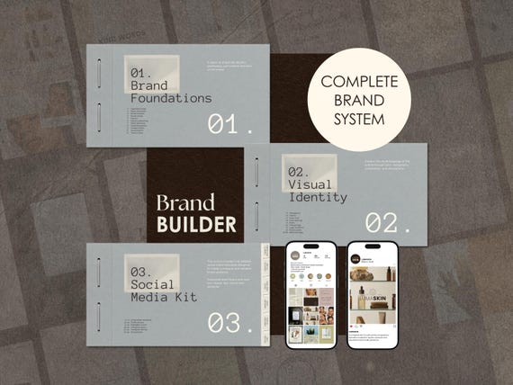 Complete Branding Kit | Brand Strategy, Visual Identity & Social Media Kit | Canva