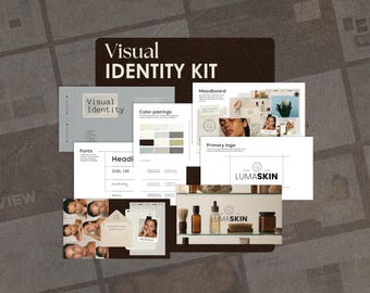 Visual Identity Kit | Brand Guidelines, Logos & Color Palette | Canva