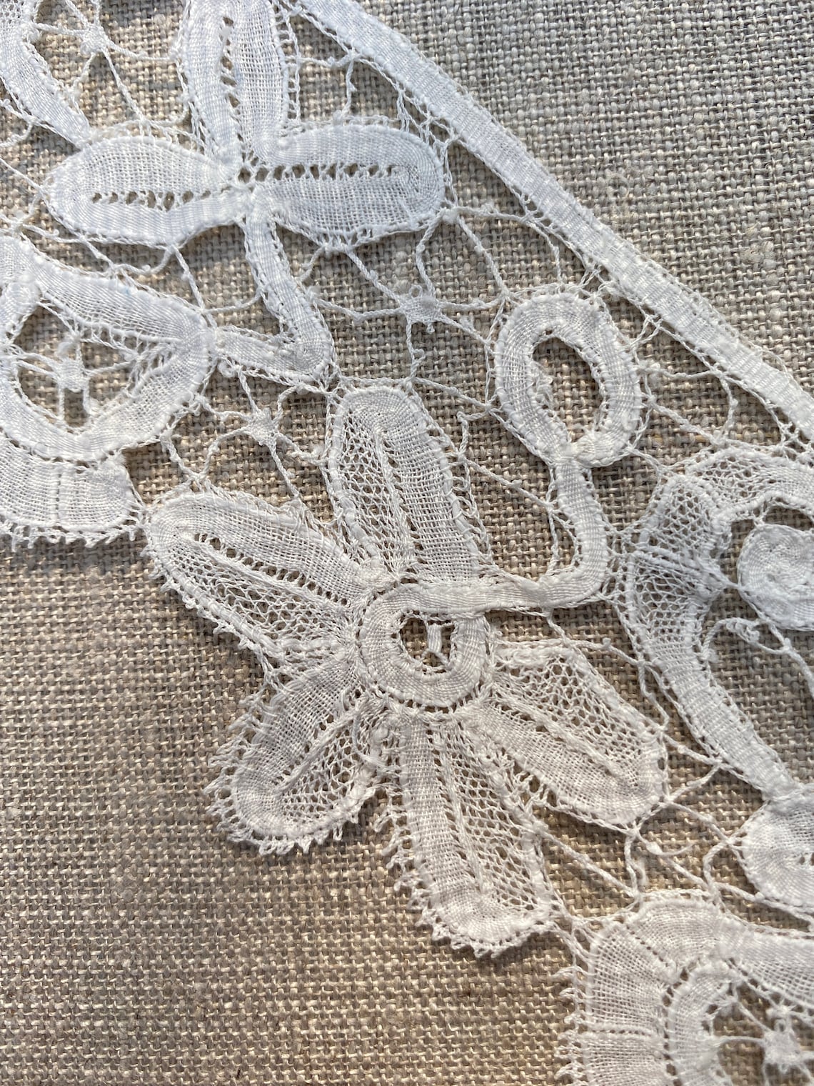 Antique Duchess Lace, Handmade Lace, White Bridal Lace Etsy