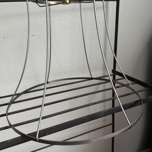 Pair of lampshade frames metal