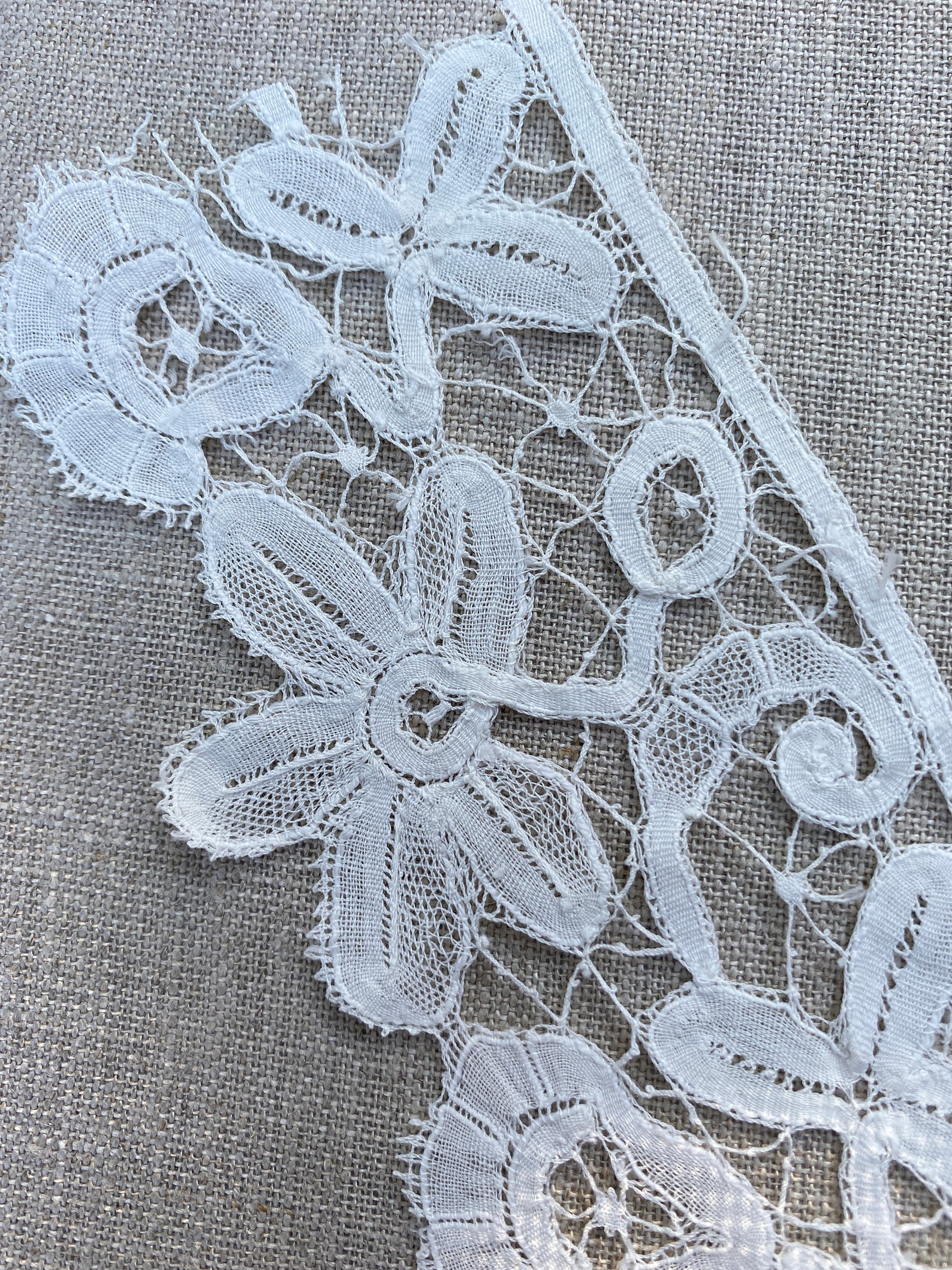 Antique Duchess Lace, Handmade Lace, White Bridal Lace Etsy