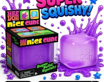 NeeDoh Squishy Toy - Superfast Stressavlastande Fidget - Sensorisk Klickleksak