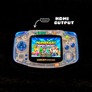 Custom Game Boy Advance HDMI IPS Screen, Made to Order GBA Console, Customizable Shell Buttons, Retro Mod