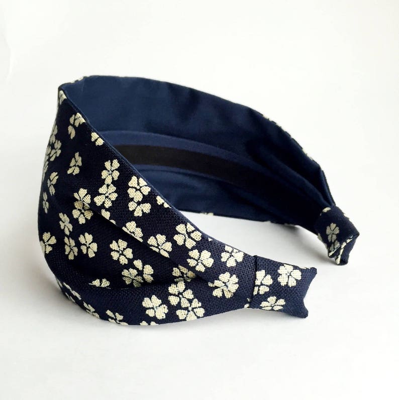 Womens Headbands Authentic Japanese Sakura Fabric Headbands Etsy