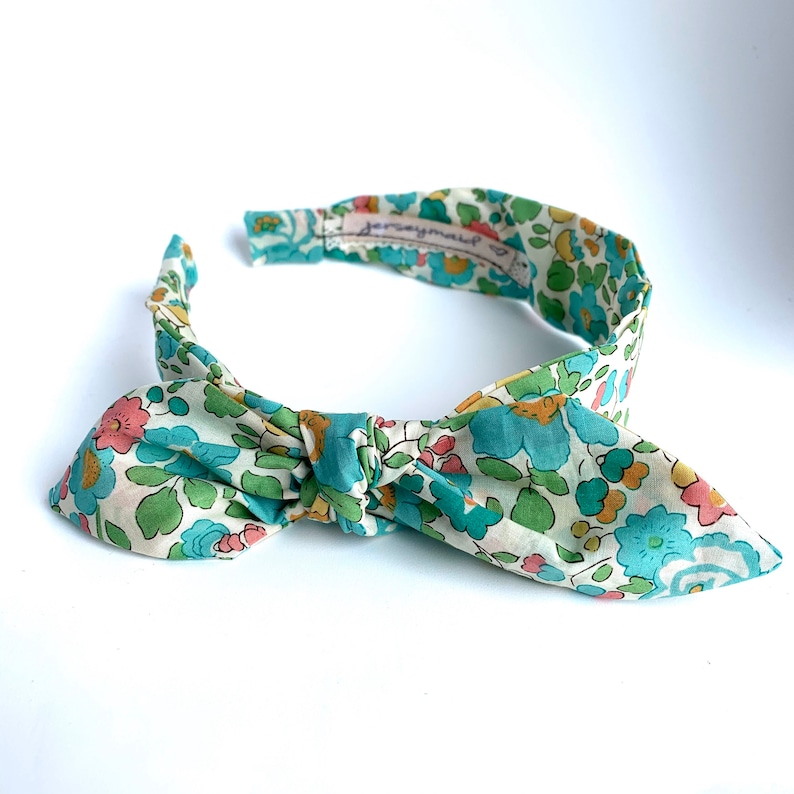 Liberty of london Cute bow Headbands for women narrow side Etsy