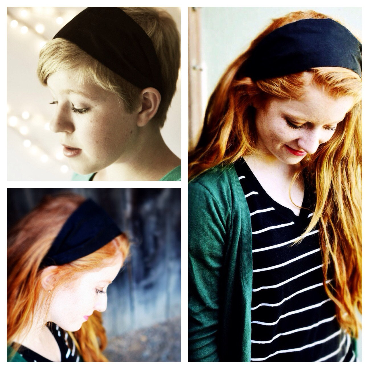 Reserved @jermin Thick headband Black Satin and Gem Encrusted Headbands - Find Your Perfect  main image 3