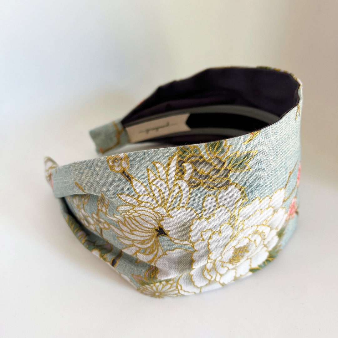 Japanese Headbands for Women Elegant Ladies Wide Hairband Turban Adult Headband Woman Flower