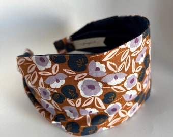 autumn Fabric headbands for women hair bands . Fall hair accessories . Short hair style ideas . Adult headband woman .