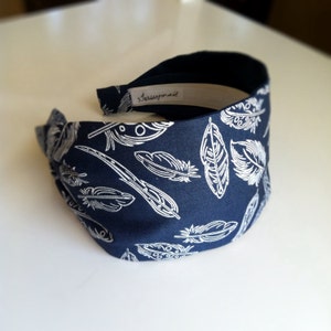 Headbands for women jerseymaid adult headband woman Feather headbands for women . head band with feathers .  hair band panache profundo