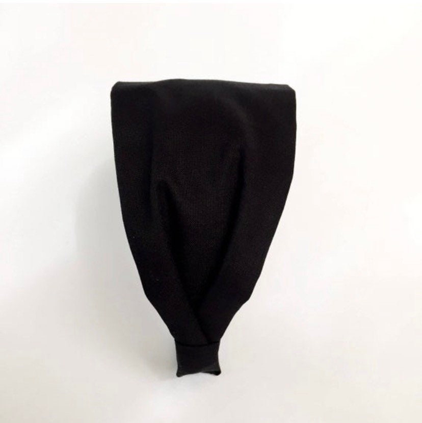 Fascia Per Capelli Extra Larga In Tessuto Setoso | Base Sottile 2cm, Larghezza 6cm | Accessorio Donna