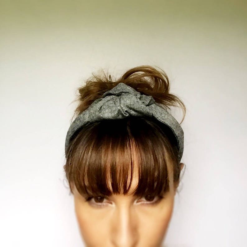 Headbands for Women Knotted Top Knot Headband Adult 40's Etsy