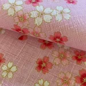 Japanese sakura fabric headband for women and girls cherry blossom flowers hairband for woman cotton dobby Pink