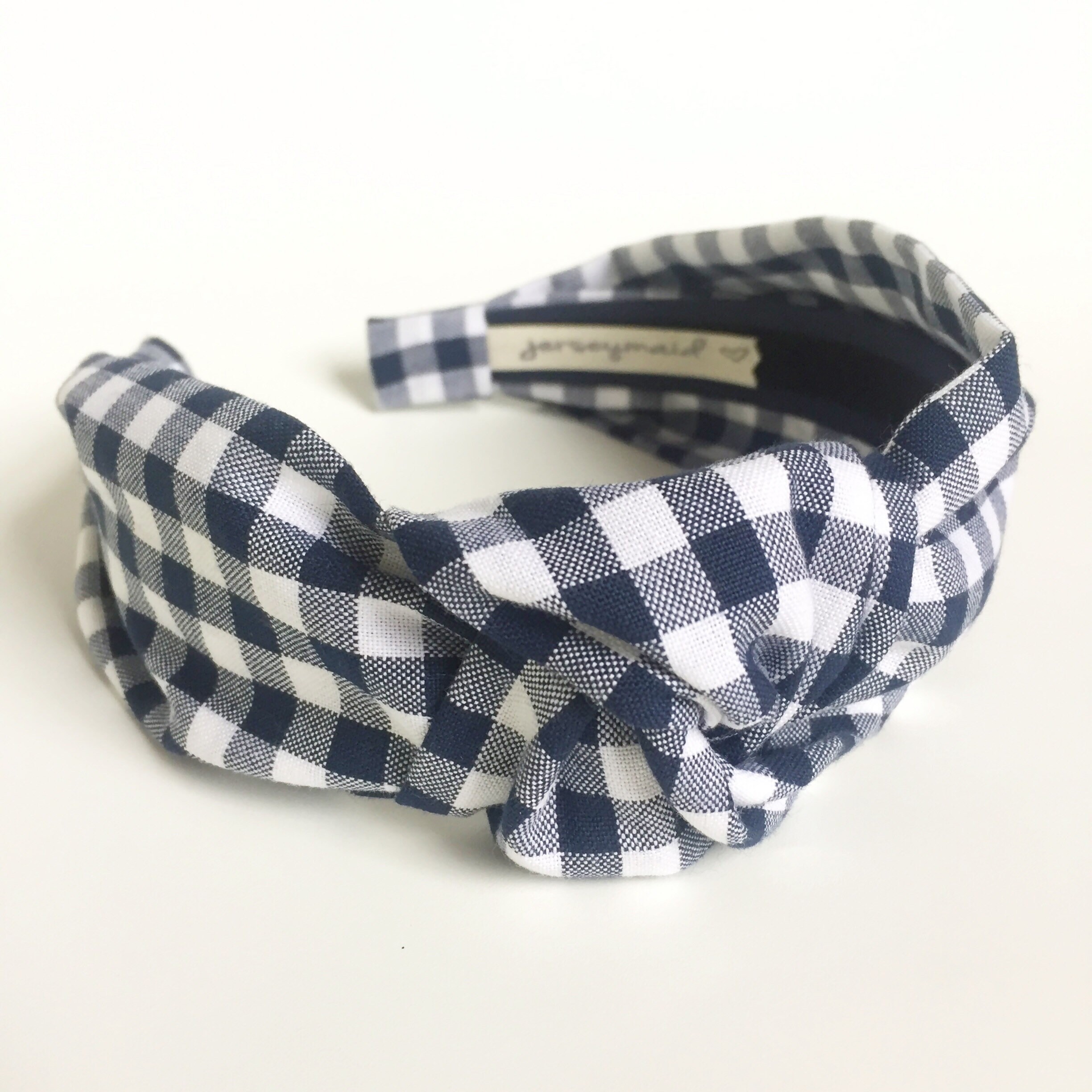 Knotted Headbands for Women Gingham Headband Women s Fabric