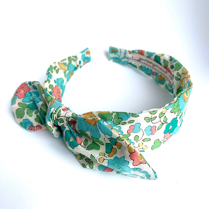 Liberty of london Cute bow Headbands for women narrow side Etsy