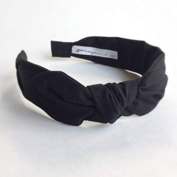 HEADBAND, LADIES, KNOT,BLK,UL