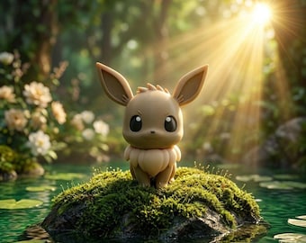 Custom Eeveelution Box – 3D Printed PLA Pokémon Figures – Build Your Team – Gift for Pokémon Fans – Set of 3, 6, or 9