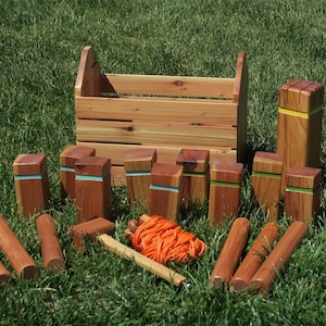 Kubb Lawn Game Plan: DIY Wooden Yard Toss Blueprint (Digital Download)
