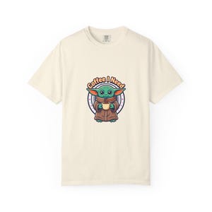 Grogu Needs Coffee Garment-Dyed T-shirt image 5