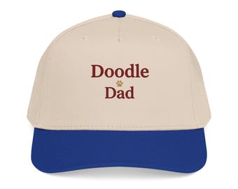Doodle Dad Hat | Bernedoodle Dad Gift | Doodle Dog Dad Cap | Dog Dad Embroidered Hat | Bernedoodle Gift for Him | Dog Dad Cap