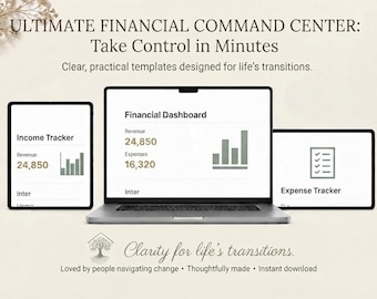 Panel de control de finanzas empresariales / Google Sheets, Excel / Seguimiento de ingresos, gastos y facturas (Descarga instantánea)