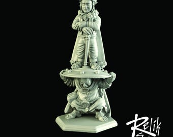 Halfling Queen Model 28mm 32mm - Unpainted Resin Figure