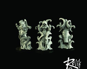 Desert Sorceress Model Pose A 28mm 32mm - Unpainted Resin Figure