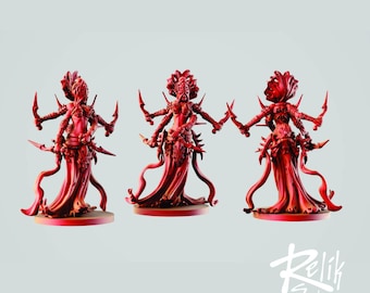 Spider Woman Model 28mm 32mm - Unpainted Resin Figure