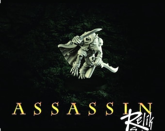 Rat Assassin Model 28mm 32mm - Unpainted Resin Figure