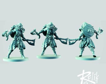 Barbarian Model 28mm 32mm - Unpainted Resin Figure