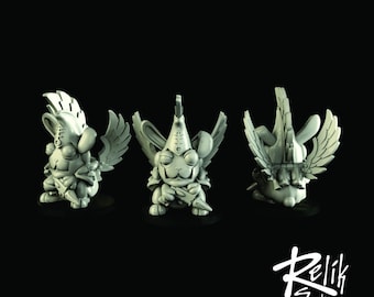 Space Rabbit Model Pose B 28mm 32mm - Unpainted Resin Figure