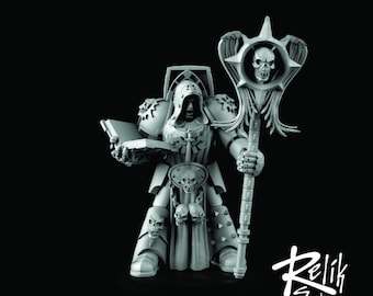 Space Attackers Model Pose A 28mm 32mm - Unpainted Resin Figure
