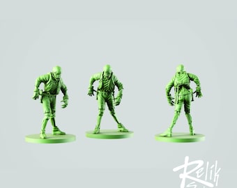 Zombie Boy Model 28mm 32mm - Unpainted Resin Figure
